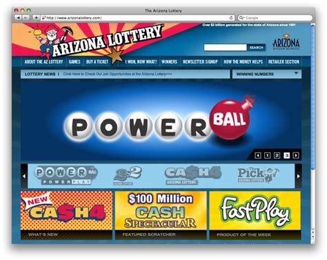 arizona lottery website.